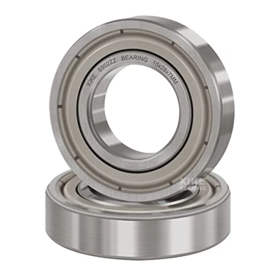 Abbildung von XiKe 2 Stück 6902ZZ Kugellager 15x28x7mm Vorgeschmiert und Metall Doppeldichtung, 6902 2Z Rillenkugellager aus Chromstahl.