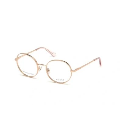 Abbildung von Guess Damen GU2736 028 Rahmen von BRILLEN Metall Gold Rund Normal