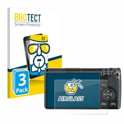 Abbildung von BROTECT Schutzglas für Ricoh GR III 2019 R02010 / HDF (3 Stück) Schutzfolie Panzer Folie Glas [Extrem Kratzfest 9H, Anti Fingerprint,