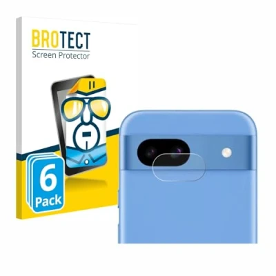 Abbildung von BROTECT (6 Stück Schutzfolie für Google Pixel 8a (NUR Kameraschutz) Displayschutz Folie Ultra Klar