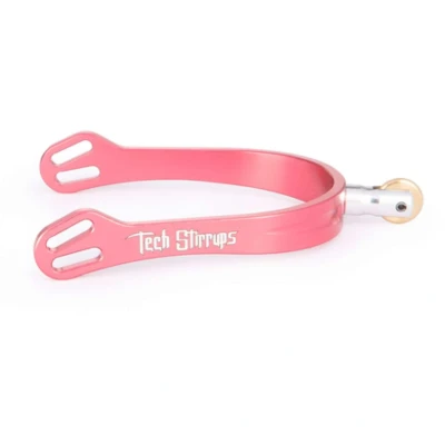 Abbildung von Tech Stirrups Sporen Verona Rowel Tips Rosa
