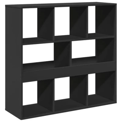 Abbildung von vidaXL Bücherregal Bücherregal/Raumteiler Schwarz 100x33x94,5 cm, 1 tlg.