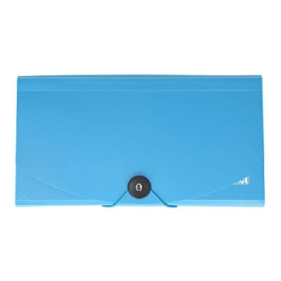 Abbildung von TIPTOP OFFICE Fächermappe &#039;&#039;American Style&#039;&#039; 12 Taschen PP, Blau, 405044