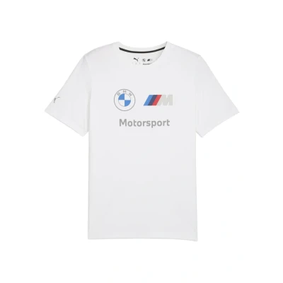 Abbildung von Puma BMW M Motorsport Essentials Logo T Shirt für Herren Mit Print White Größe: S