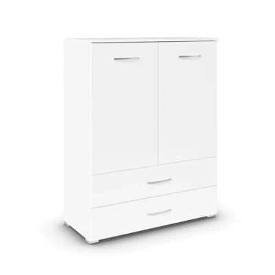 Abbildung von rauch Hochkommode &quot;Pure by Aditio&quot;, im minimalistischem Design, 2 Schubladen mit Softclose Funktion