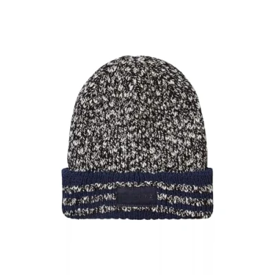 Abbildung von SEALSKINZ Horsey wasserdichte Beanie Mütze aus gedrehtem Garn, Navy, S/M