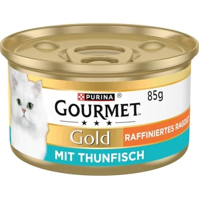 Abbildung von Purina Gourmet Gold Raffiniertes Ragout mit Thunfisch 12x85G