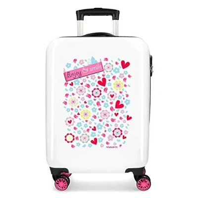 Abbildung von Movom Happy Time Kabinenkoffer Mehrfarbig 37x55x20 cms Hartschalen ABS Kombinationsschloss 32L 2,5Kgs 4 Doppelräder Handgepäck