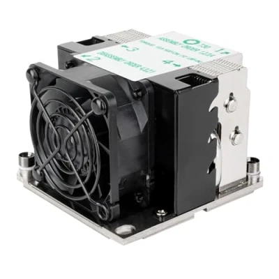 Abbildung von SilverStone Technology XE02 3647S, 2U SFF Server/Workstation CPU Kühler für Intel LGA 3647 Square Sockel, SST 3647SB (Schwarz+Schwarz)