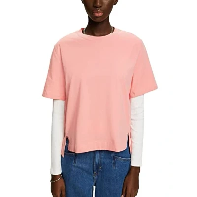 Abbildung von Esprit Tshirt basic, Damen, Größe: Medium, Pink