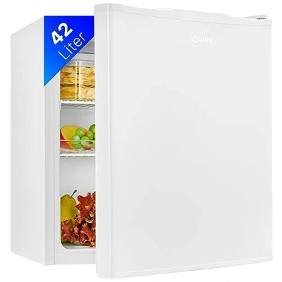 Abbildung von BOMANN Kühlschrank KB 7346, 51 cm hoch, 45 breit, Mini 42 Liter, Kühlbox klein und leise