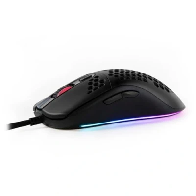 Abbildung von Arozzi Favo Ultra Lightweight Customizable RGB Gaming Mouse with Honeycomb Pattern Pixart 3389 Sensor and Omron 20M Switches Black