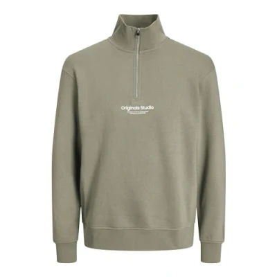 Abbildung von Jack &amp; Jones Jorvesterbro Sweatshirt, Herren, Größe: Small, Silver sage