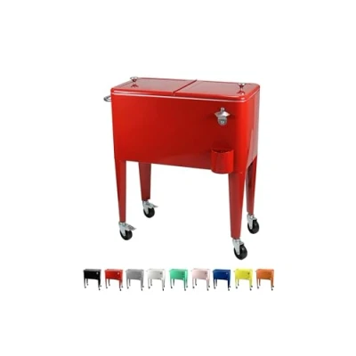 Abbildung von Kailua Cooler Amerikanische Kühlbox, Kühlwagen, Party Getränkekühler, Rot