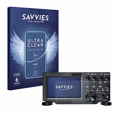 Abbildung von Savvies 6 Stück Schutzfolie für FlexRadio Maestro FLEX 6000 Displayschutz Folie Ultra Transparent