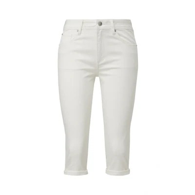 Abbildung von QS Jeans Shorts, Damen, Größe: 34, Ecru