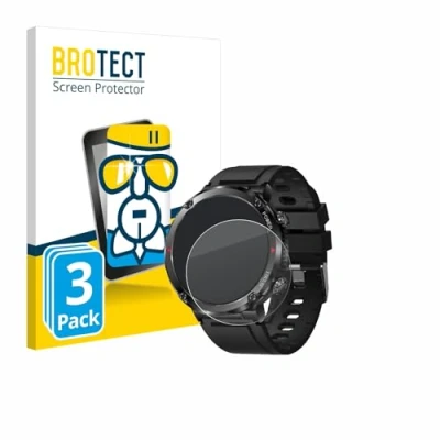 Abbildung von BROTECT Schutzglas für LIGE Smartwatch 1.6&quot; (3 Stück) Schutzfolie Panzer Folie Glas [Extrem Kratzfest 9H, Anti Fingerprint, Ultra Transparent]
