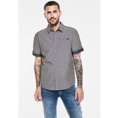 Abbildung von Street One MEN Hemd, Herren, Größe: Medium, Schwarz