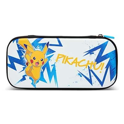 Abbildung von PowerA Schlankes Etui für Nintendo Switch oder Lite Pikachu High Voltage, Schutzetui, Gaming Etui, Griff, Konsolentasche, Zubehöraufbewahrung, offiziell lizenziert