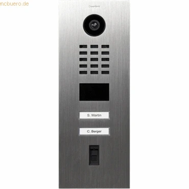 Abbildung von DoorBird D2102FV IP Video Türstation Fingerpr. 50, Edels. V2A