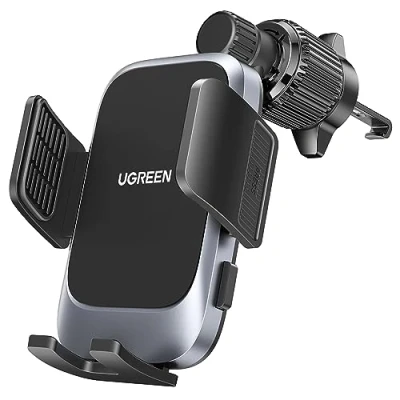 Abbildung von UGREEN Handyhalterung Auto [Upgrade Metallischer Hakenclip] Handyhalter 360 Drehbar Lüftung Kfz für iPhone 15/14/13/12 Pro Max, Galaxy, Huawei, XIAOMI und alle 4,7 7,2 Zoll Handys