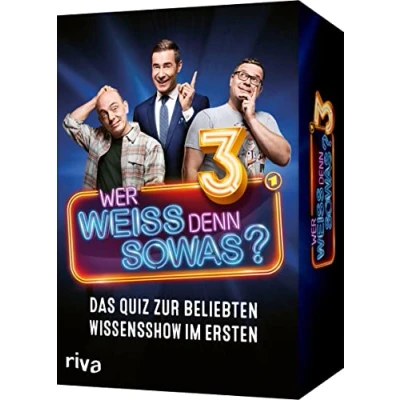 Abbildung von Wer weiß denn sowas? 3 Das Quiz zur beliebten Wissensshow im Ersten: Trainiere dein Allgemeinwissen mit neuen Fragen aus der Show. perfekte Geschenk für alle Fans