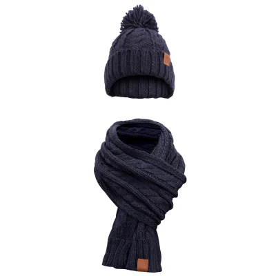 Abbildung von Manufaktur13 Winter SET Schal, Damen, Größe: One Size, Navy