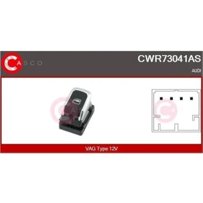 Abbildung von CASCO CWR73041AS Schalter, Fensterheber beifahrerseitig AUDI: A6 C7 Allroad, Q3, A7 Sportback
