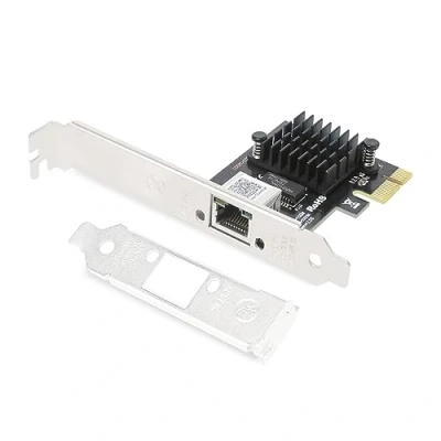 Abbildung von 2.5GBase T PCIe Netzwerkkarte, 2500/1000/100Mbps Netzwerk Adapter Realtek RTL8125B Controller Gigabit Ethernet RJ45 LAN Karte Support PXE für Windows/Linux/MAC