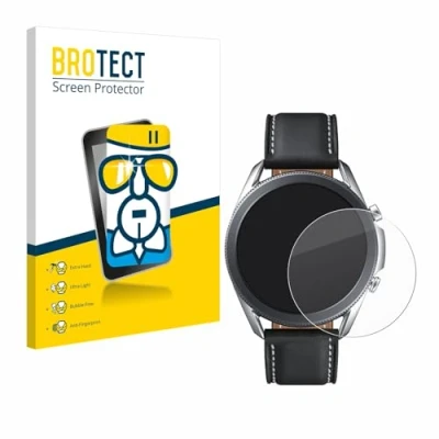Abbildung von BROTECT Schutzglas für Samsung Galaxy Watch 3 (45mm) Schutzfolie Panzer Folie Glas [Extrem Kratzfest 9H, Anti Fingerprint, Ultra Transparent]