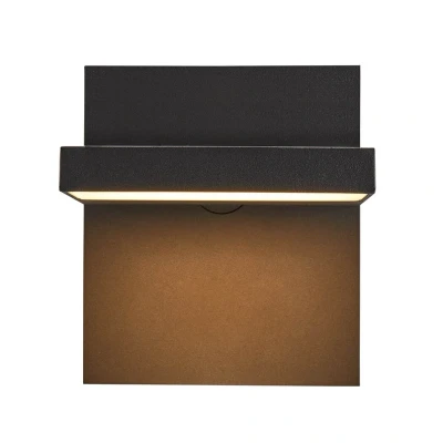 Abbildung von SLV LED Wandlampe Abridor, anthrazit, Breite 14 cm, Alu