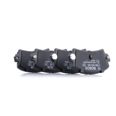 Abbildung von BOSCH 0 986 463 490 Bremsbelagsatz Low Metallic mit akustischer Verschleißwarnung Anti Quietsch Blech RENAULT: ESPACE 2, 25, 5 Schrägheck