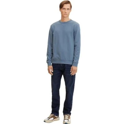 Abbildung von TOM TAILOR Herren 1034643 Marvin Straight Jeans, 10114 Clean Dark Stone Blue Denim, 34W / 32L