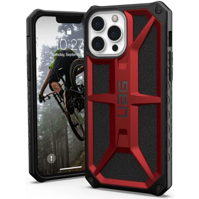 Abbildung von Apple iPhone 13 Pro Max Hülle Kunststoff UAG Hard Case/Backcover Handyhülle Rot Shockproof/Stoßfest