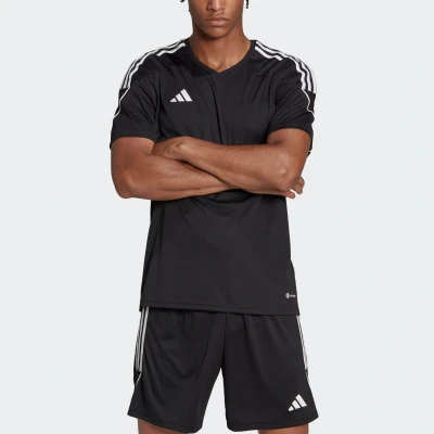 Abbildung von adidas Performance TIRO 23 Sport Tshirt, Herren, Größe: XL, Black/white