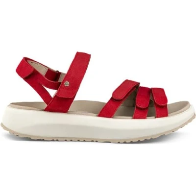 Abbildung von Joya Merida Red Sandale, Veloursleder, Klettv., Senso Sohle, Kategorie Sandale