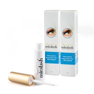 Abbildung von Miralash Wimpernserum Conditioner für Wimpern 3 ml Serum Lange Dichte Wimpernwachstum und Wimpernverlangerung Eyelashes Growth (3 (2er Pack))