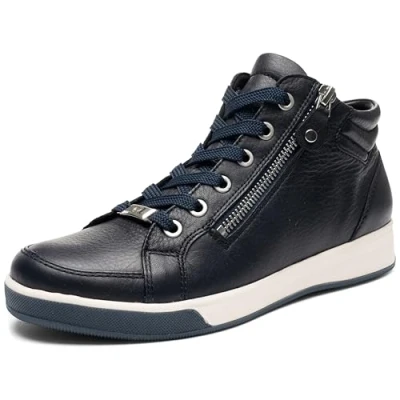 Abbildung von ara ROM Sneaker low, Damen, Größe: 38.5, Blau Schuhe