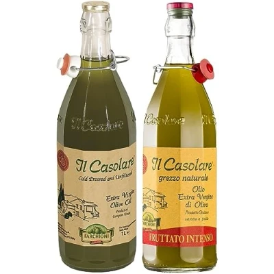 Abbildung von Farchioni Il Casolare Mischpackung (2 Litre) Extra Natives Olivenöl Fruttato Intenso 1L + Classic