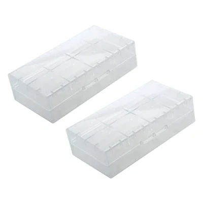 Abbildung von Bcowtte 2X Batteriebox Batterie Case Aufbewahrung Schutzbox Transport Box Akkubox 18650 CR123A 16340
