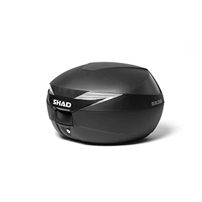 Abbildung von SHAD D0B39100 Topcase mit Montageplatte Enthalten, Schwarz