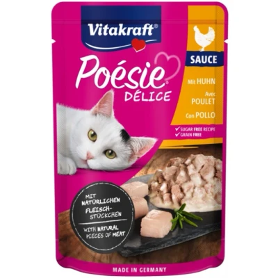Abbildung von Vitakraft Posie Deli Sauce Pouch 85 g Katzenfutter Huhn...