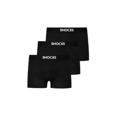 Abbildung von SNOCKS Boxershorts aus Modal (TENCEL) Enge Herren Unterhose (3 St) besonders weich und angenehm auf der Haut