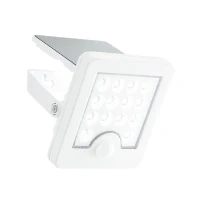Abbildung von Brilliant Luton G40420/05 Solar Außenwandleuchte mit Bewegungsmelder 4 W Warmweiß Weiß