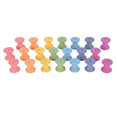 Abbildung von TickiT 73975 Rainbow Wooden Spools Pack of 21