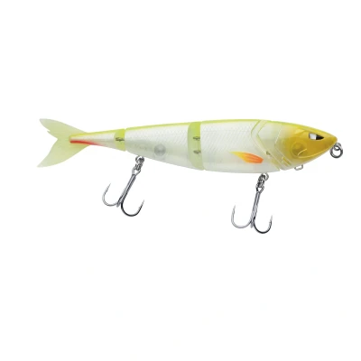 Abbildung von Berkley Zilla Swimmer 120 White Chartreuse Wobbler