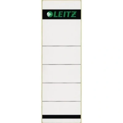 Abbildung von Leitz Label Ordnerrücken, 61 x 192 mm, kurz, breit, grau