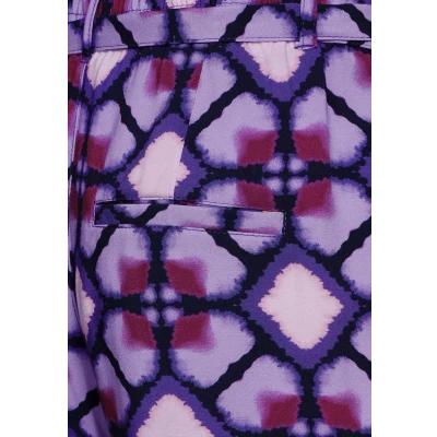 Abbildung von Street One MIT Print Shorts, Damen, Größe: 38, Lila