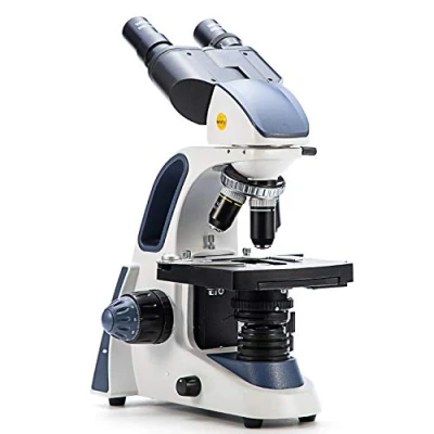 Abbildung von SWIFT SW380B 40X 2000X Vergrößerung Siedentopf Binokular Lab Mikroskop für Forschungszwecke mit Weitwinkel 10X und 25X Okular mechanischer Objekttisch Abbe Kondensator Ultra präzise Fokussierung