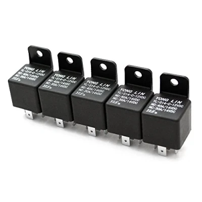 Abbildung von 5x KFZ Relais Öffner Schließer Auto Umschaltrelais Wechselrelais 12V 40A